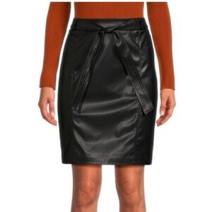 NWT Calvin Klein Vegan Leather Skirt